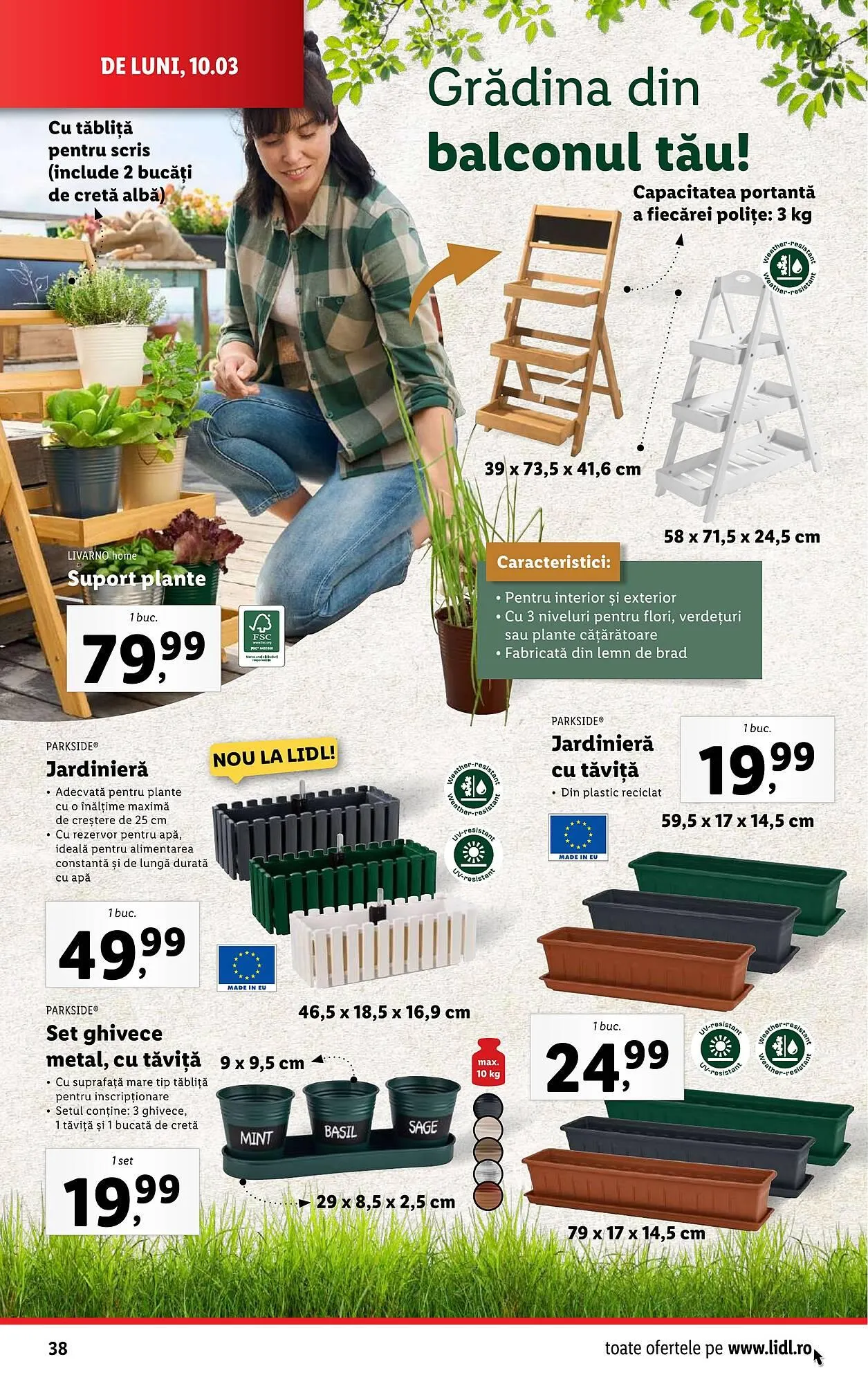 Catalog Catalog Lidl de la 10 martie până la 16 martie 2025 - Revista Pagina 38