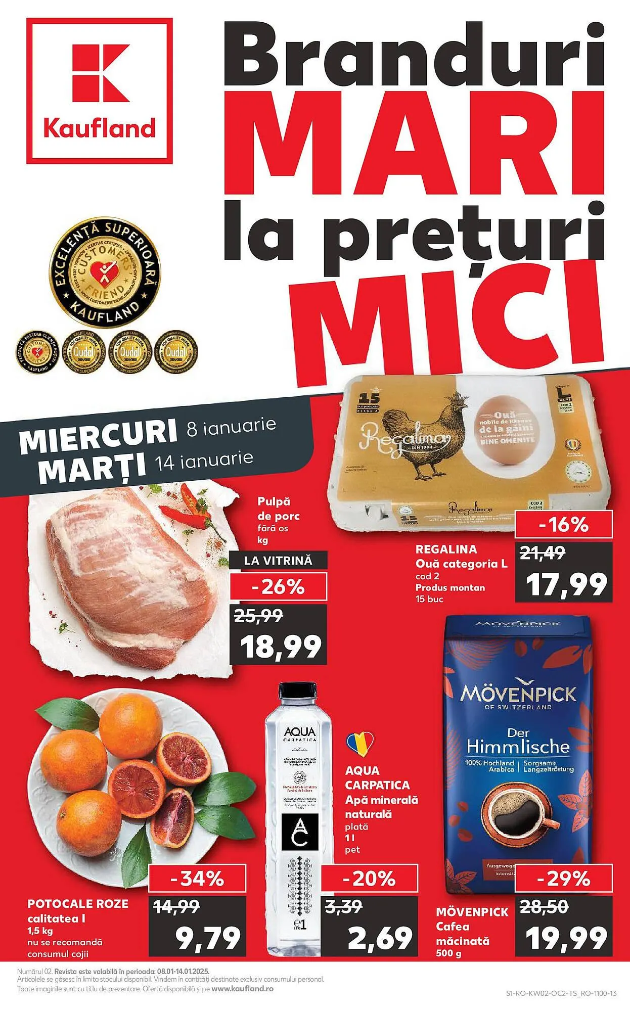 Catalog Catalog Kaufland de la 8 ianuarie până la 14 ianuarie 2025 - Revista Pagina 1