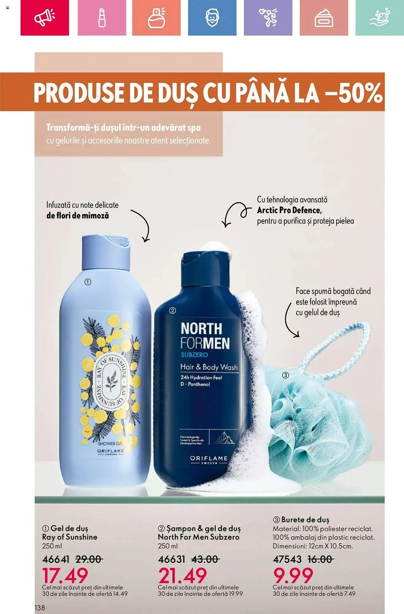 Catalog Catalog Oriflame de la 19 august până la 9 septembrie 2025 - Revista Pagina 138