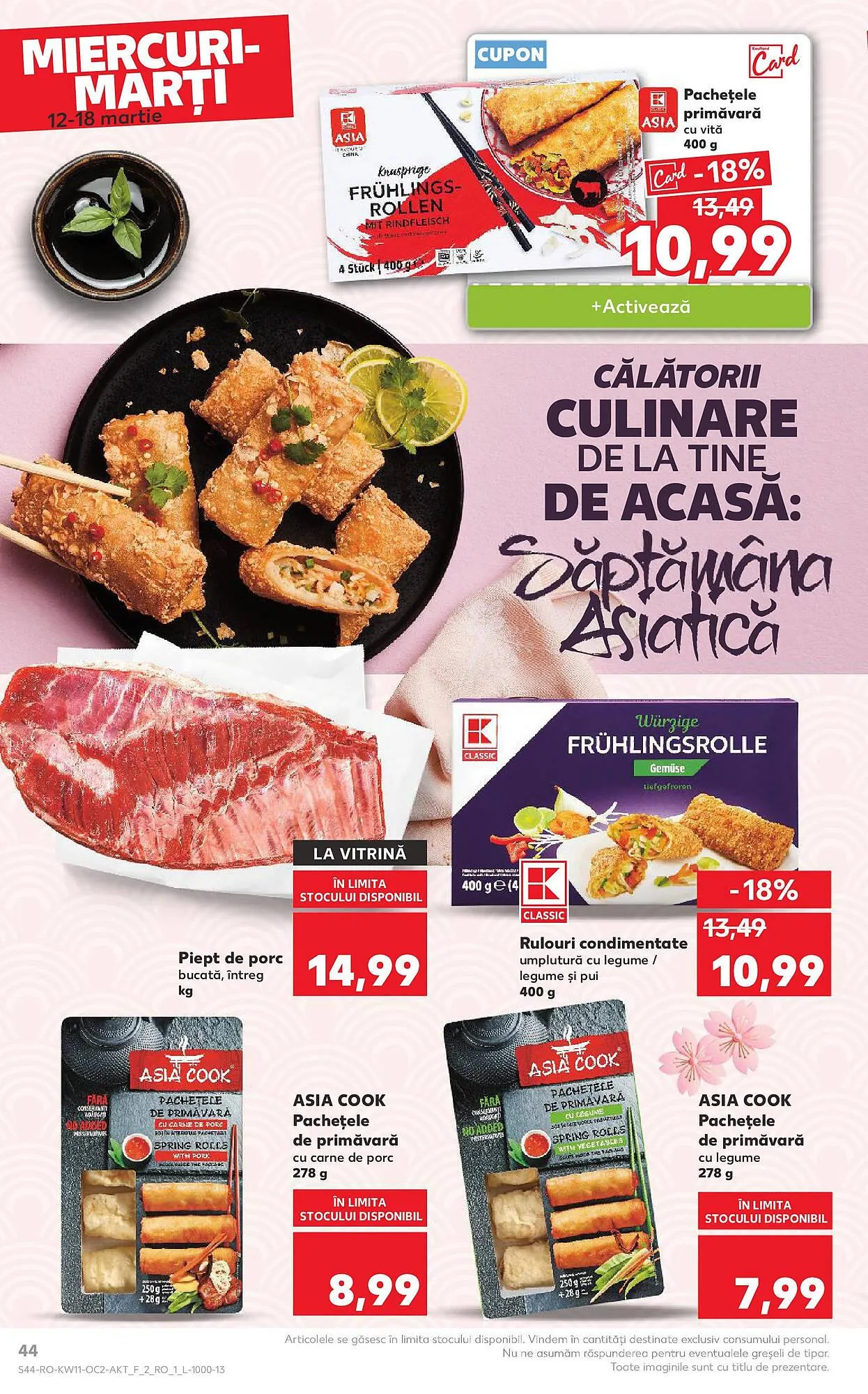 Catalog Catalog Kaufland de la 12 martie până la 18 martie 2025 - Revista Pagina 44