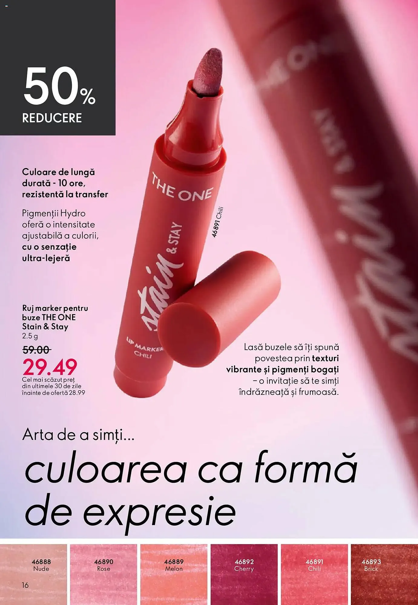 Catalog Catalog Oriflame de la 14 aprilie până la 5 mai 2026 - Revista Pagina 16