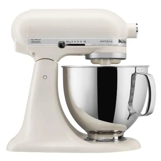Mixer cu bol 4.8L, Artisan, Model 125, Porcelain - KitchenAid