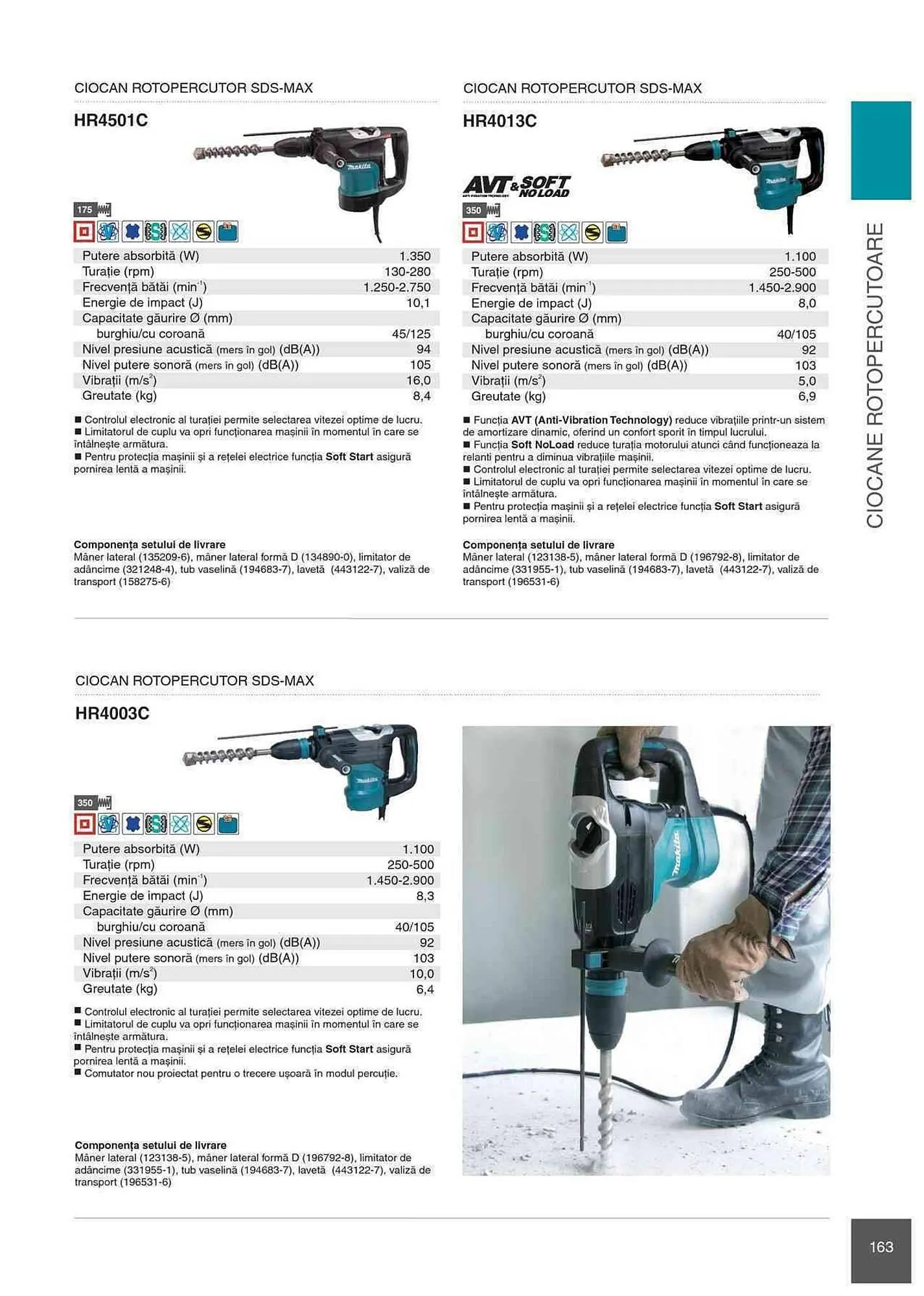 Catalog Makita catalog de la 1 ianuarie până la 31 decembrie 2023 - Revista Pagina 163