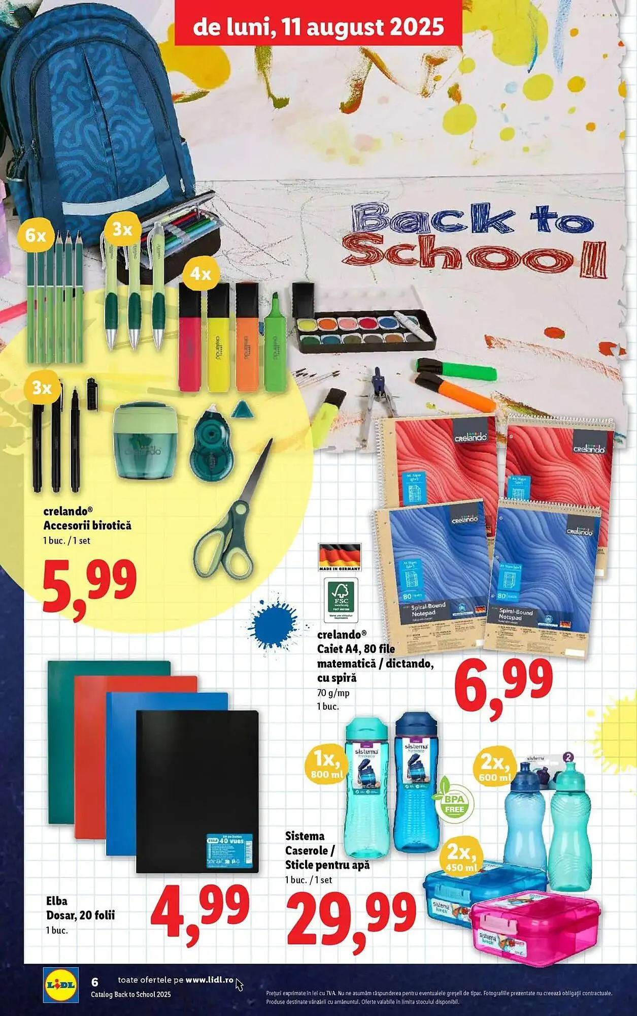 Catalog Catalog Lidl de la 11 august până la 31 august 2025 - Revista Pagina 6