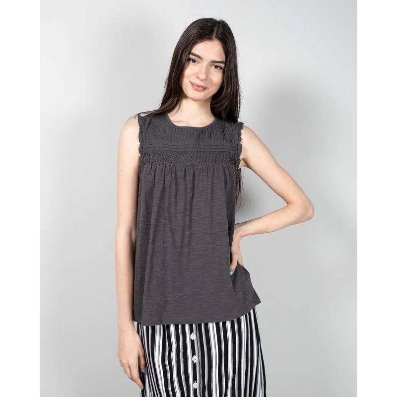 Bluza din bumbac fara maneci N240137003