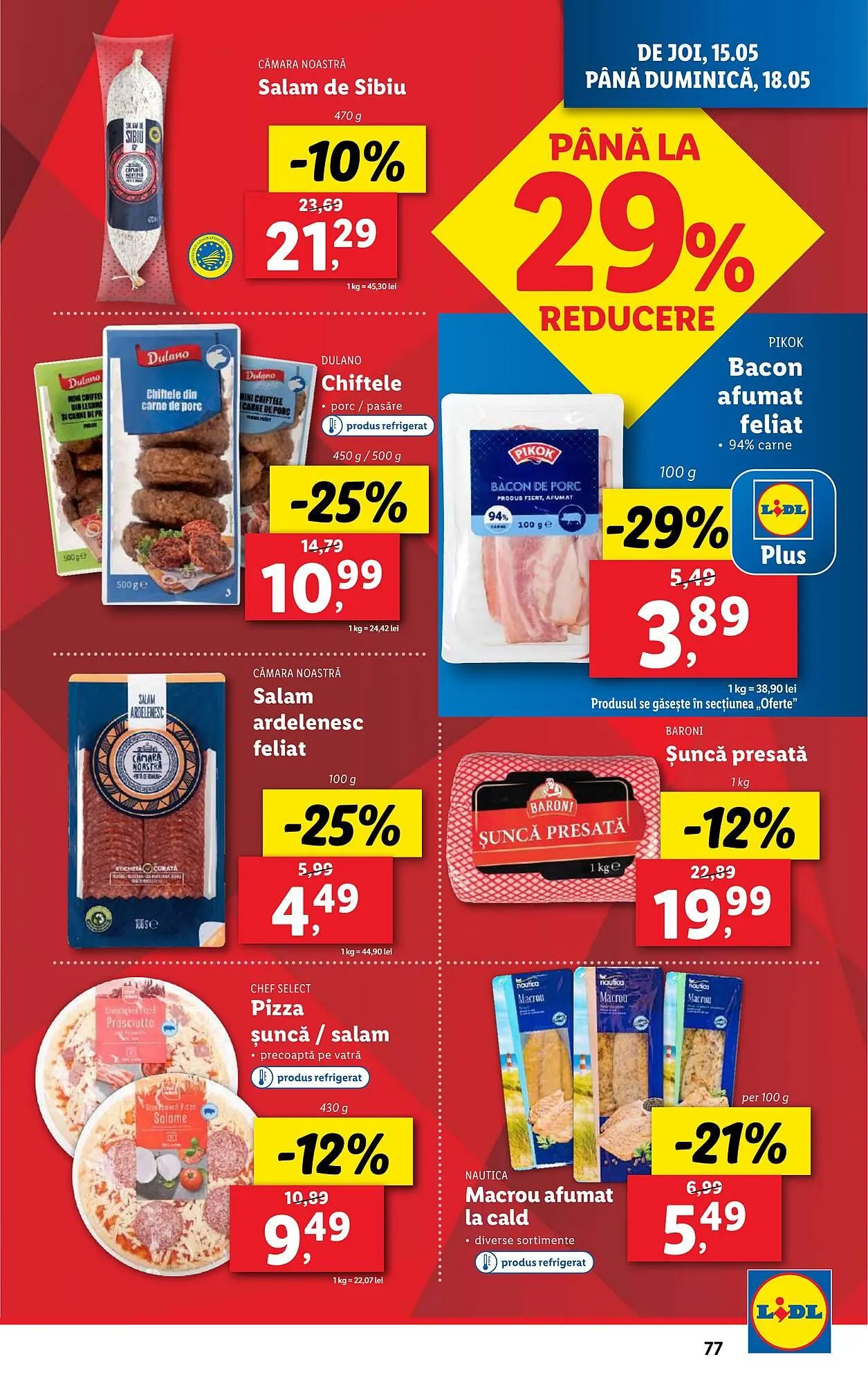 Catalog Catalog Lidl de la 12 mai până la 18 mai 2025 - Revista Pagina 77