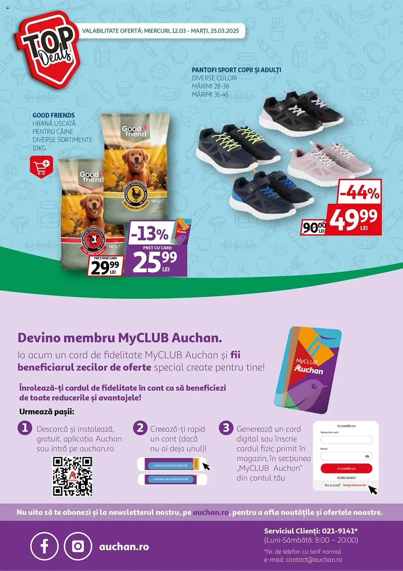 Catalog Catalog Auchan de la 12 martie până la 25 martie 2025 - Revista Pagina 28