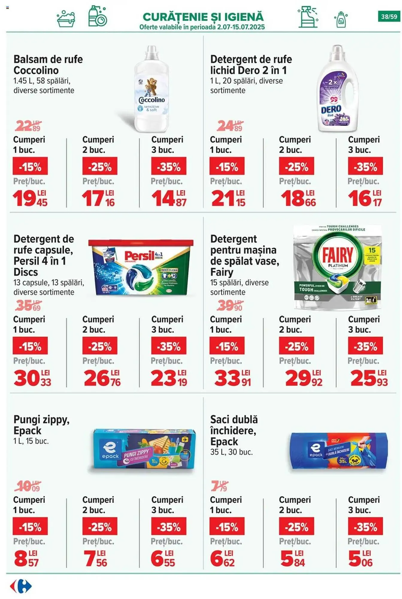 Catalog Catalog Carrefour de la 1 iulie până la 8 iulie 2025 - Revista Pagina 38