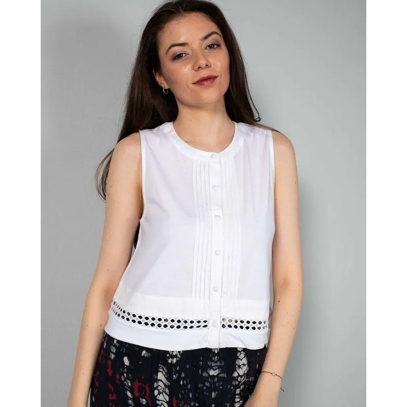 Bluza cu detalii brodate N240157061