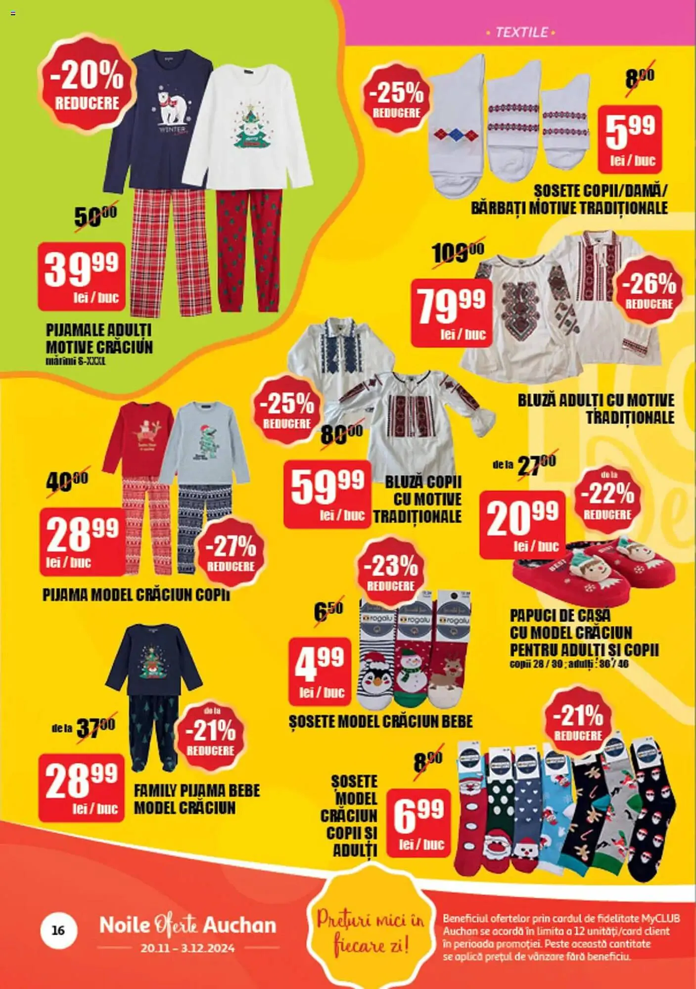 Catalog Catalog Auchan de la 20 noiembrie până la 3 decembrie 2024 - Revista Pagina 16