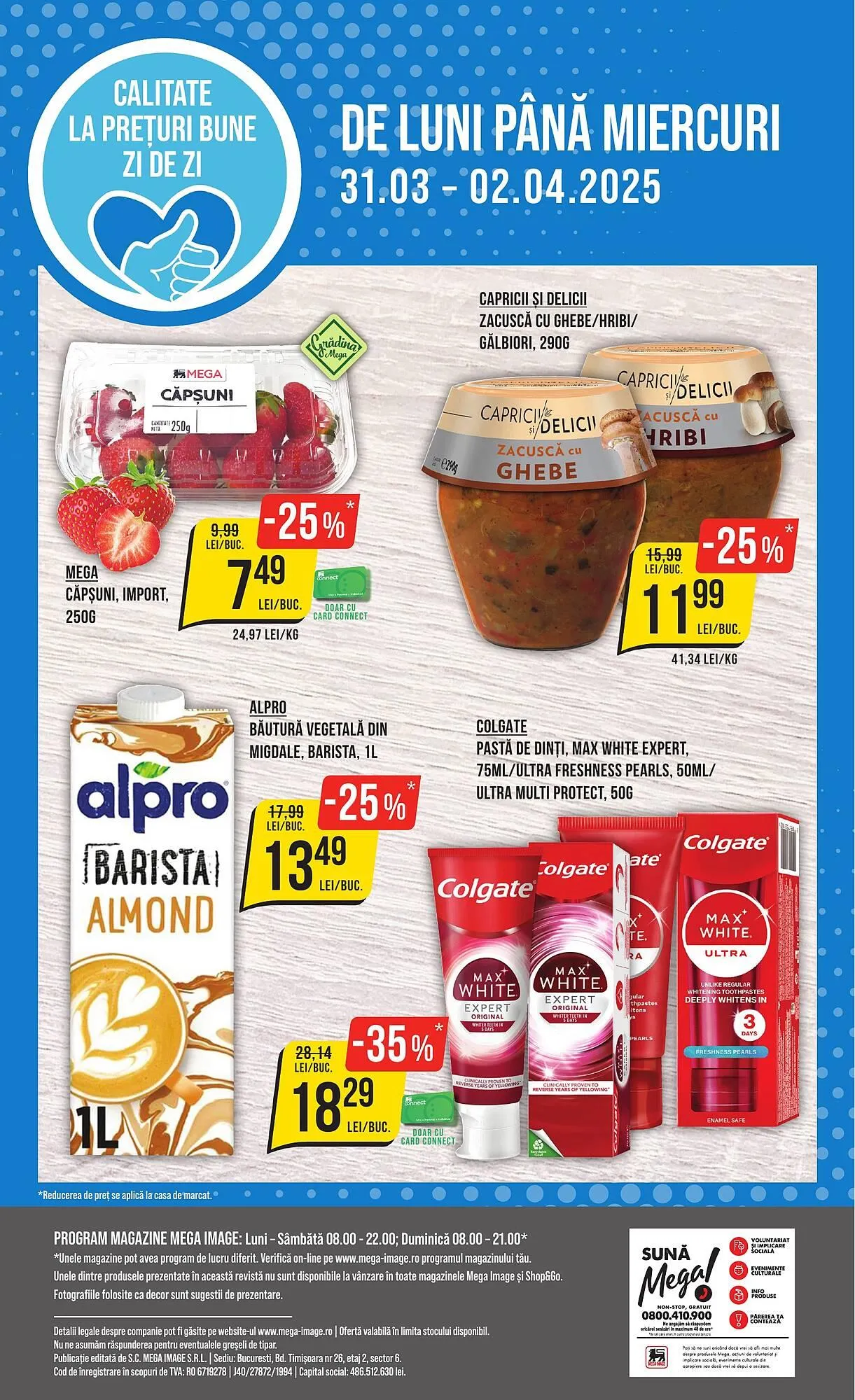 Catalog Catalog Mega Image de la 27 martie până la 2 aprilie 2025 - Revista Pagina 24