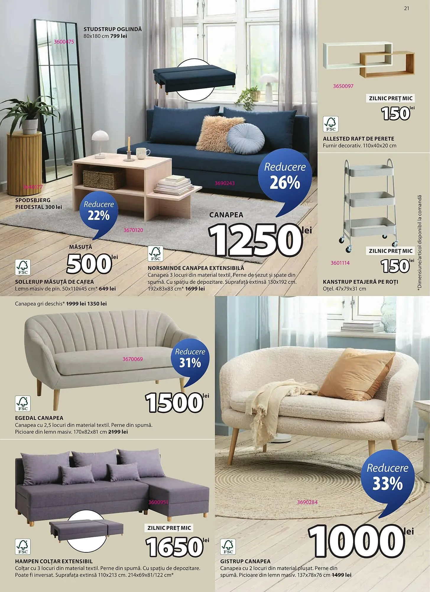 Catalog Catalog JYSK de la 5 februarie până la 6 martie 2025 - Revista Pagina 21