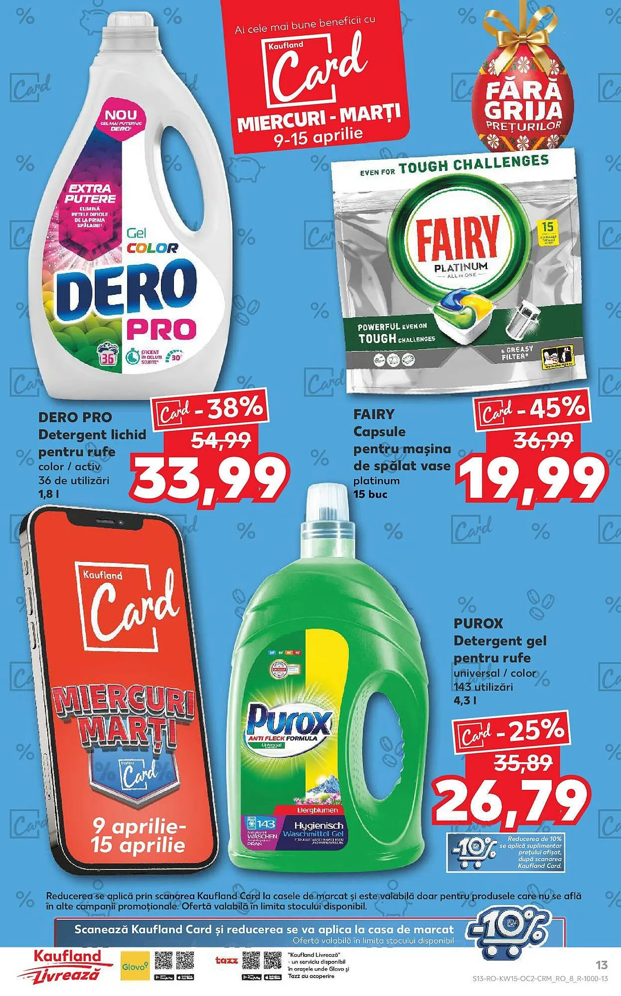 Catalog Catalog Kaufland de la 9 aprilie până la 15 aprilie 2025 - Revista Pagina 13