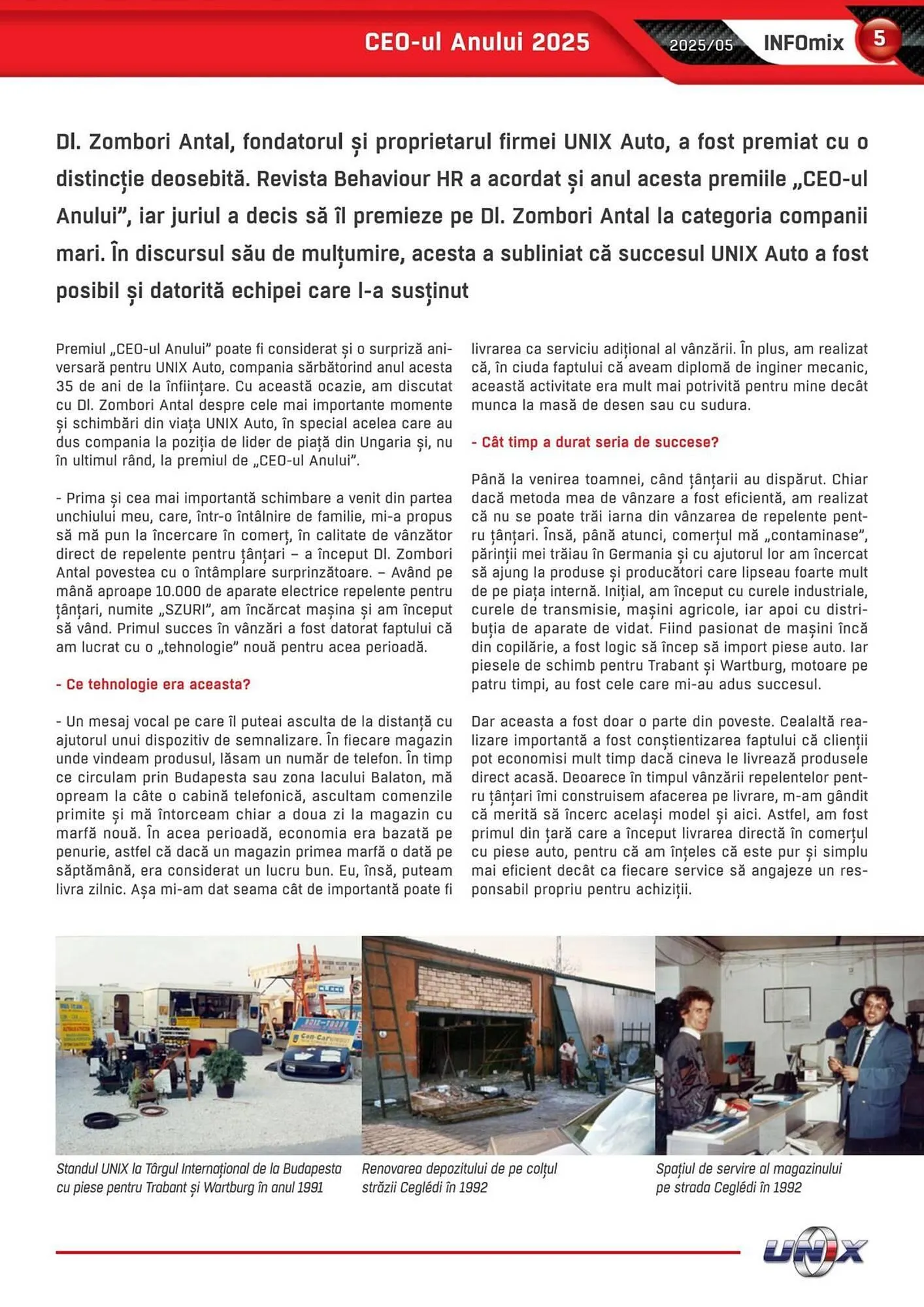 Catalog Catalog UNIX Auto de la 1 mai până la 31 mai 2025 - Revista Pagina 5