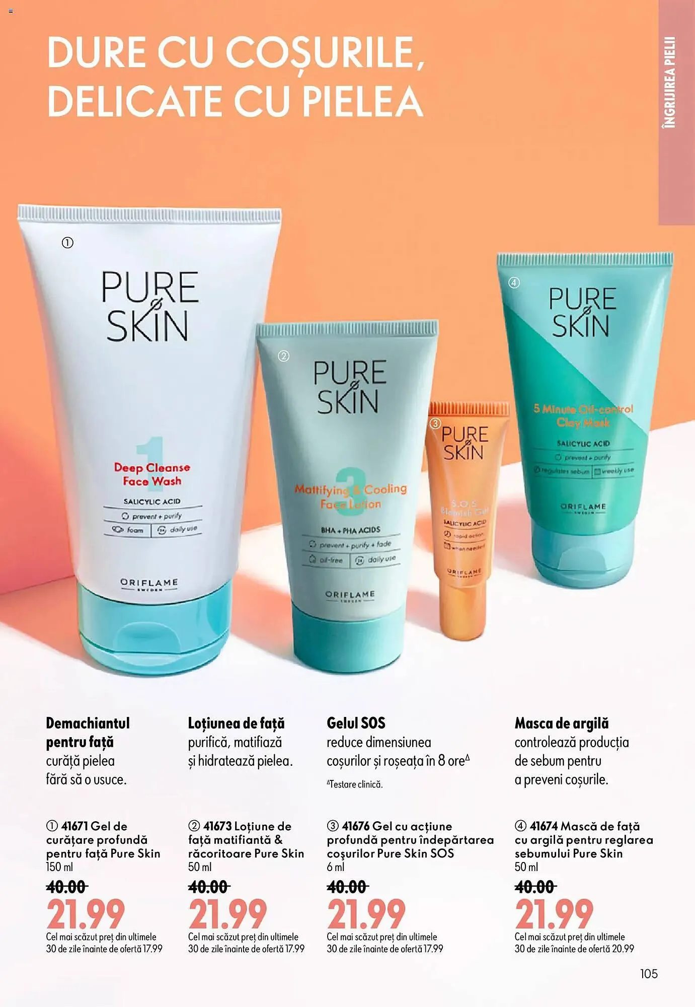 Catalog Catalog Oriflame de la 17 iunie până la 7 iulie 2026 - Revista Pagina 105