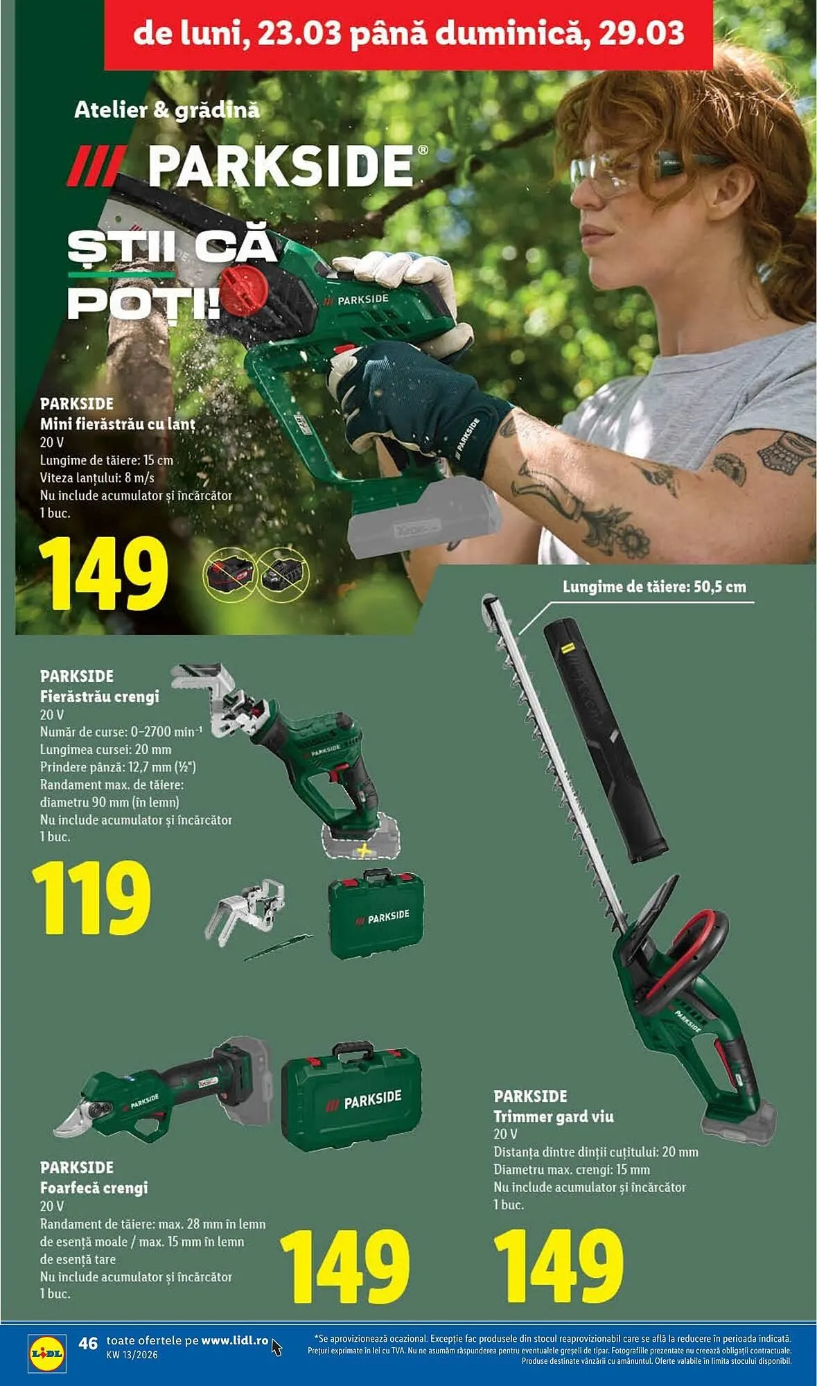 Catalog Catalog Lidl de la 23 martie până la 29 martie 2026 - Revista Pagina 46