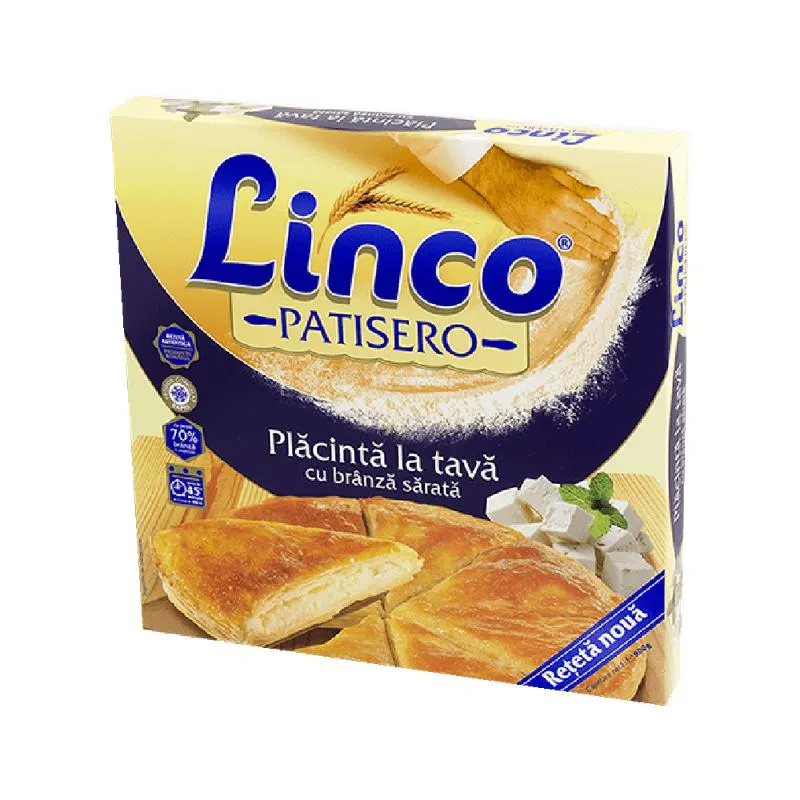 Placinta cu branza sarata Linco Patisero 800g