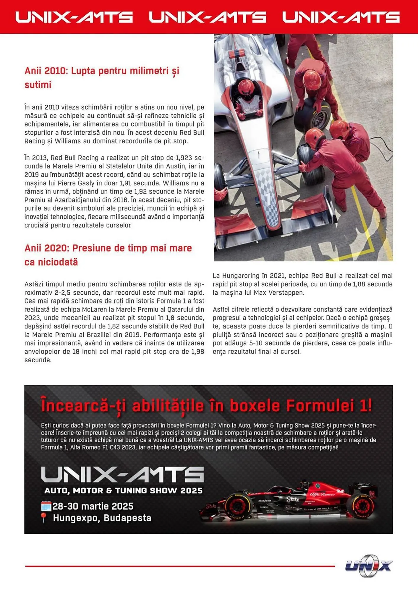 Catalog Catalog UNIX Auto de la 4 martie până la 31 martie 2025 - Revista Pagina 31