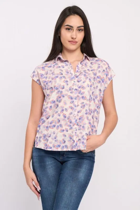 Timeout - Camasa cu maneca scurta de dama cu model