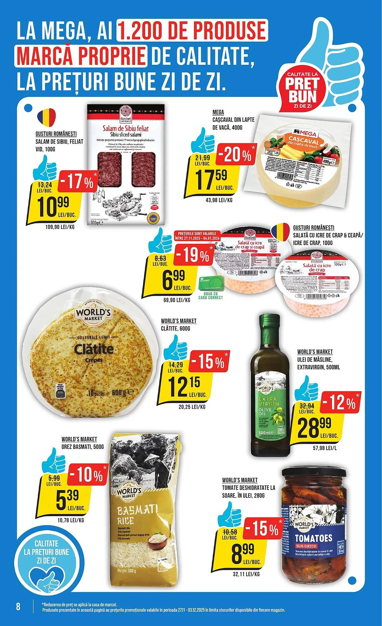 Catalog Catalog Mega Image de la 27 noiembrie până la 3 decembrie 2025 - Revista Pagina 8