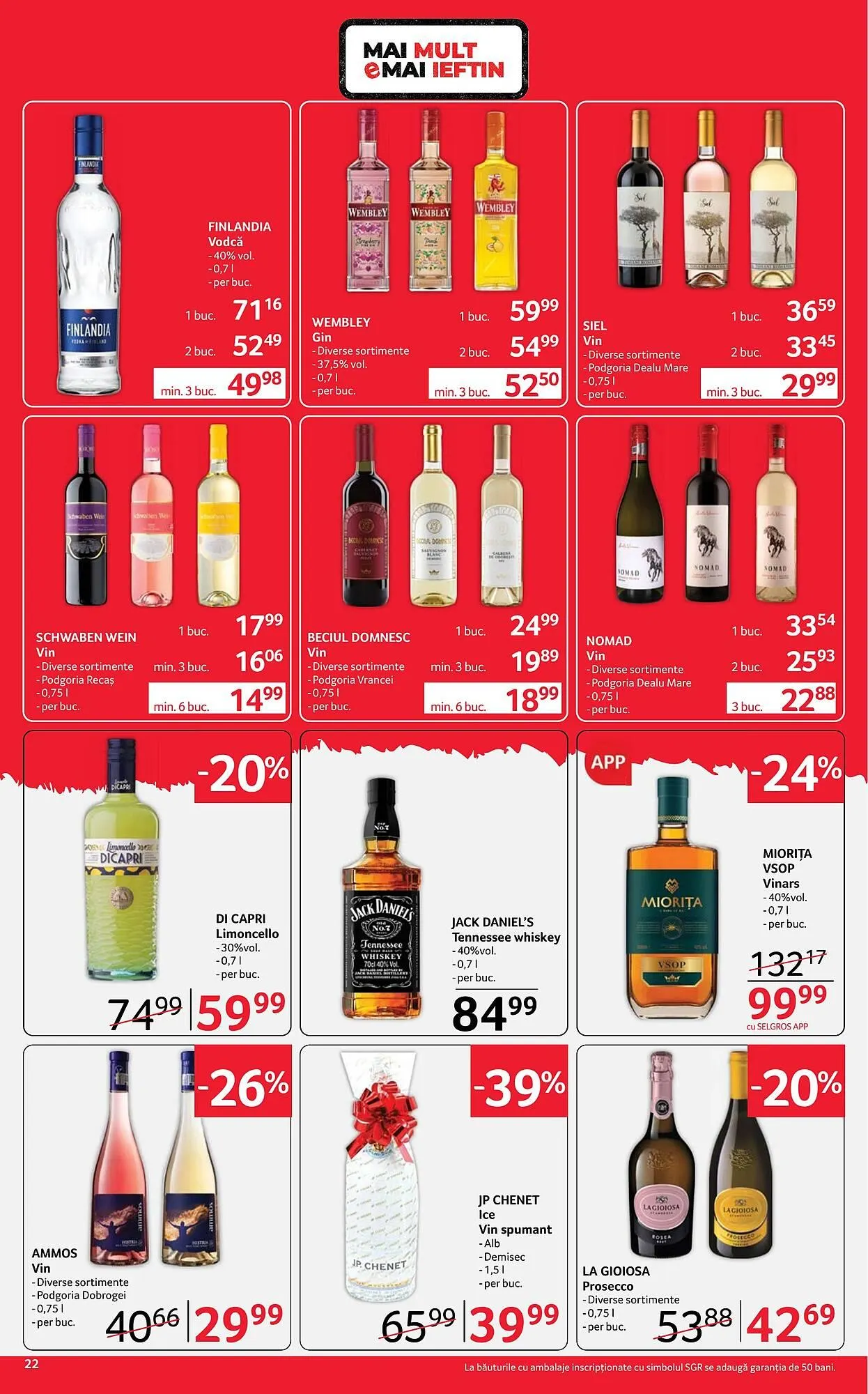 Catalog Catalog Selgros de la 3 aprilie până la 16 aprilie 2026 - Revista Pagina 22