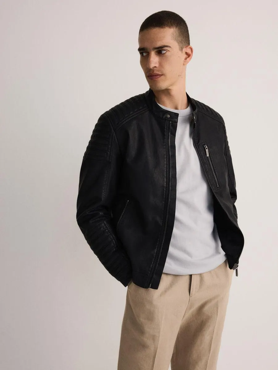 Geacă din piele ecologică