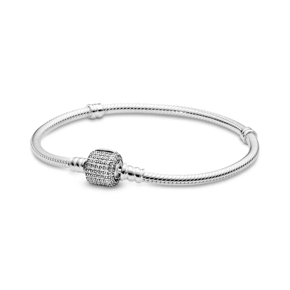 Brăţară din argint 925, cu zirconiu cubic transparent, Pandora