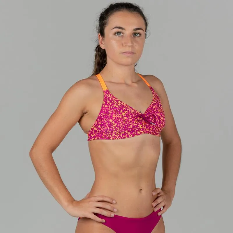 Bustieră înot Jana roșu-portocaliu Damă