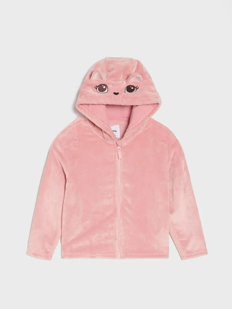 Bluză pufoasă cu elemente 3D