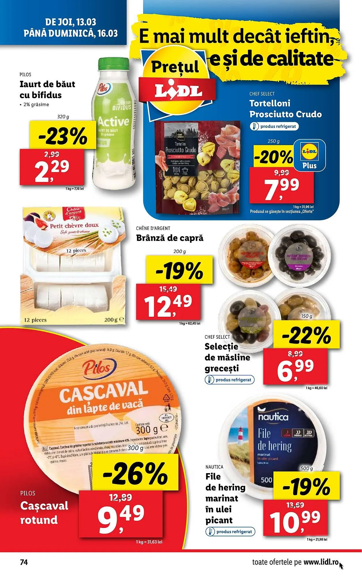 Catalog Catalog Lidl de la 10 martie până la 16 martie 2025 - Revista Pagina 74