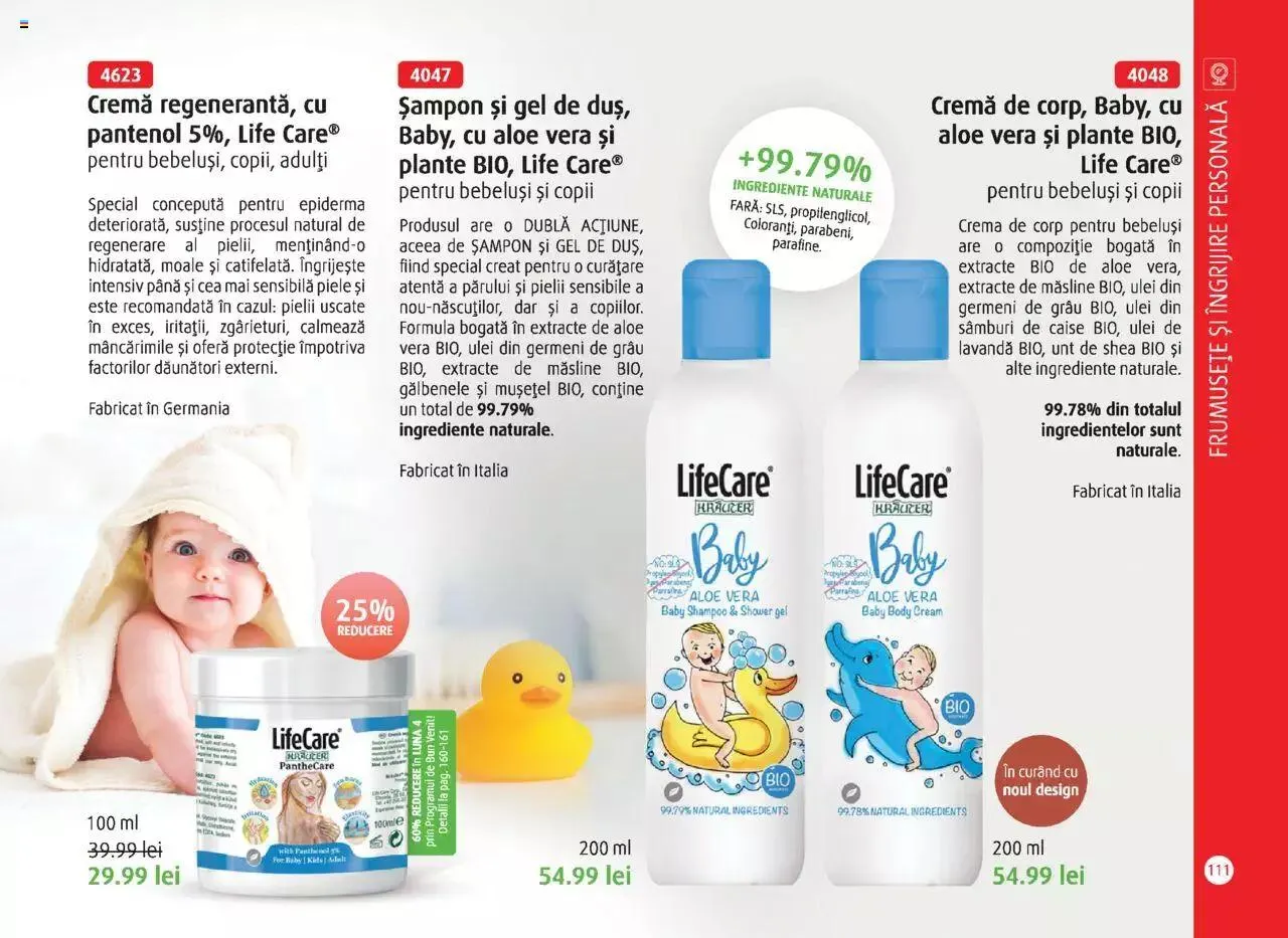 Catalog Catalog Life Care primavara-vara 2023 de la 1 martie până la 31 decembrie 2023 - Revista Pagina 113