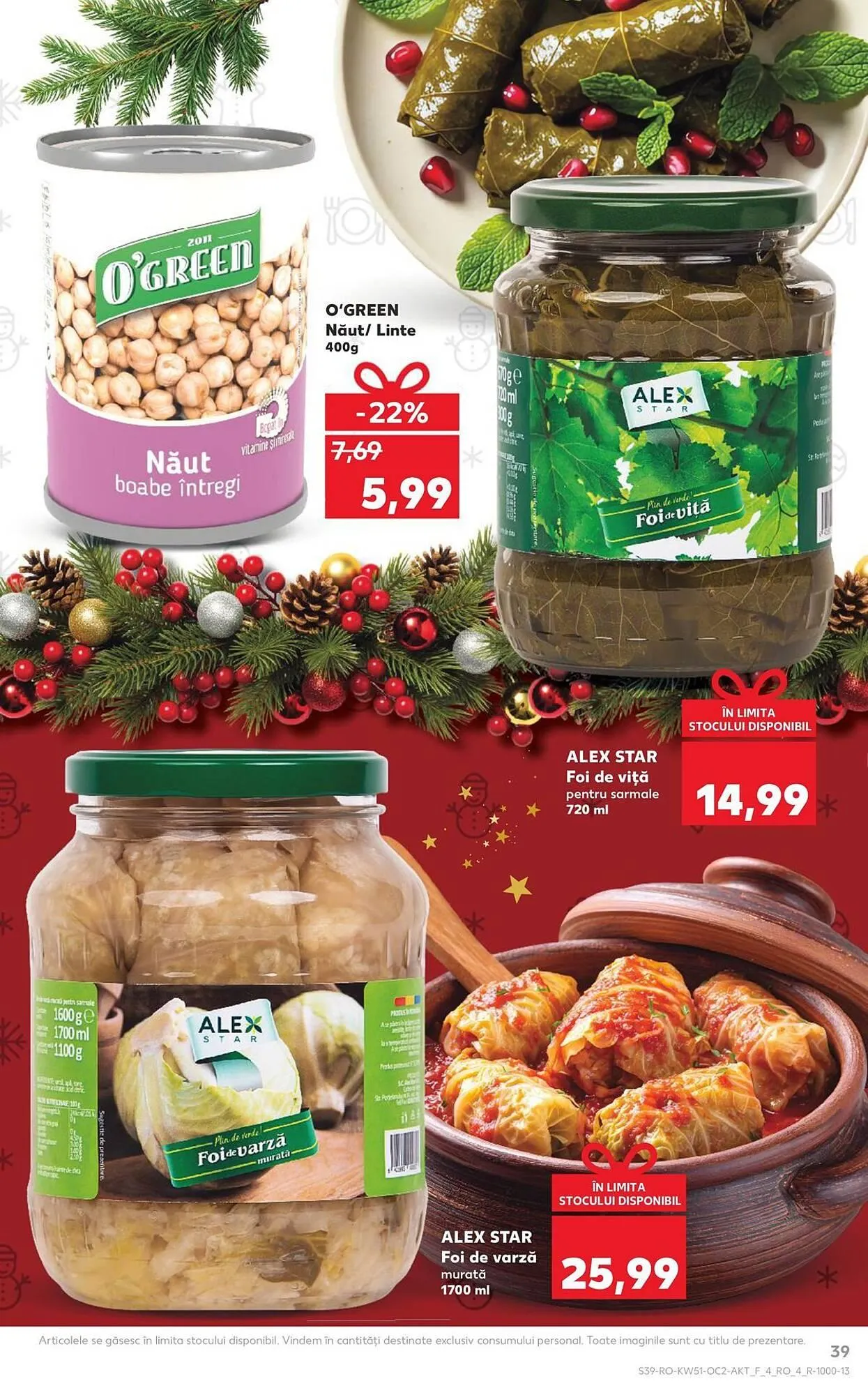 Catalog Catalog Kaufland de la 17 decembrie până la 23 decembrie 2025 - Revista Pagina 39