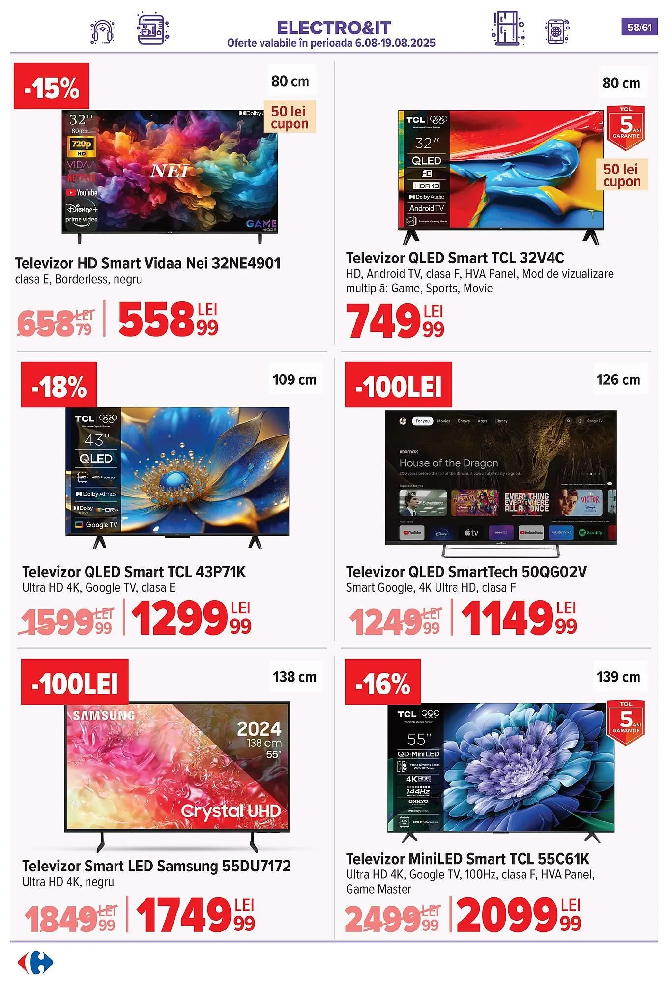 Catalog Catalog Carrefour de la 13 august până la 19 august 2025 - Revista Pagina 59