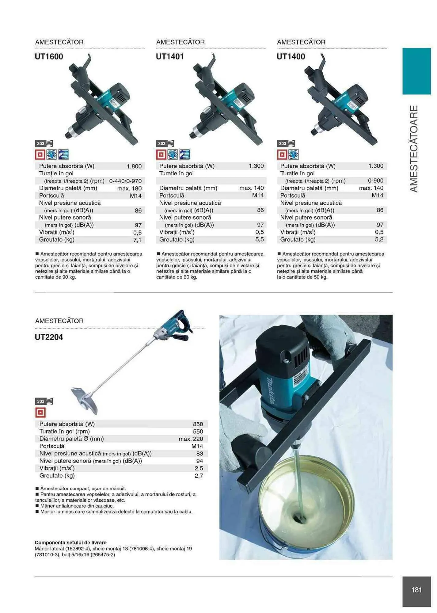 Catalog Makita catalog de la 1 ianuarie până la 31 decembrie 2023 - Revista Pagina 181
