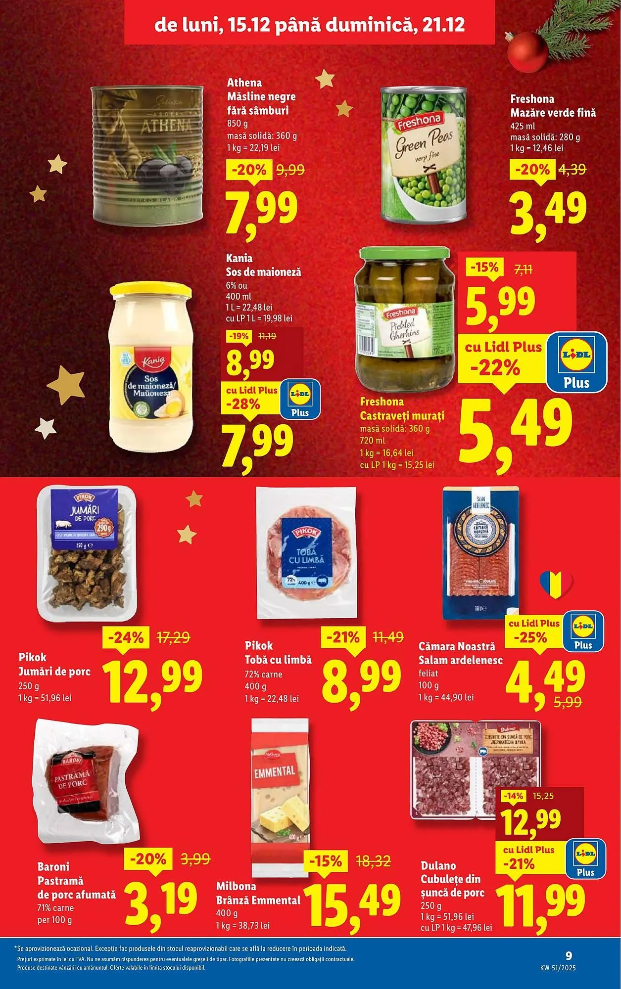 Catalog Catalog Lidl de la 15 decembrie până la 21 decembrie 2025 - Revista Pagina 9