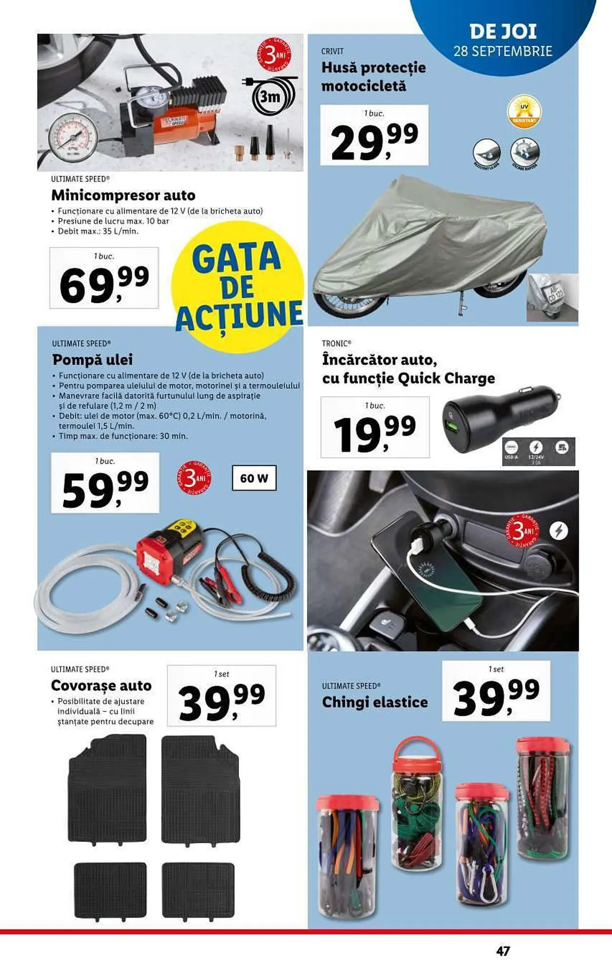 Catalog Lidl catalog de la 25 septembrie până la 1 octombrie 2023 - Revista Pagina 47