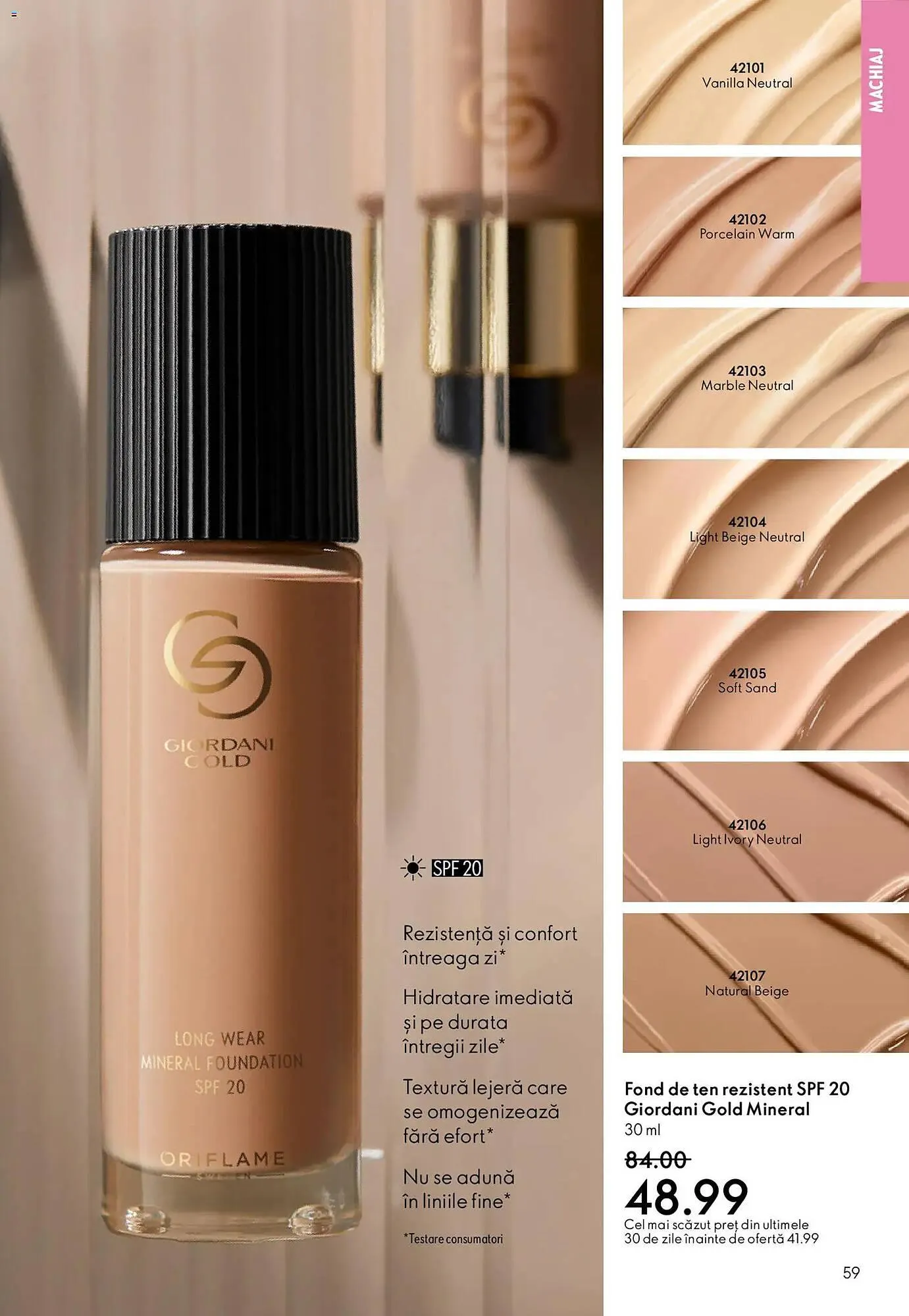 Catalog Catalog Oriflame de la 2 decembrie până la 23 decembrie 2025 - Revista Pagina 59