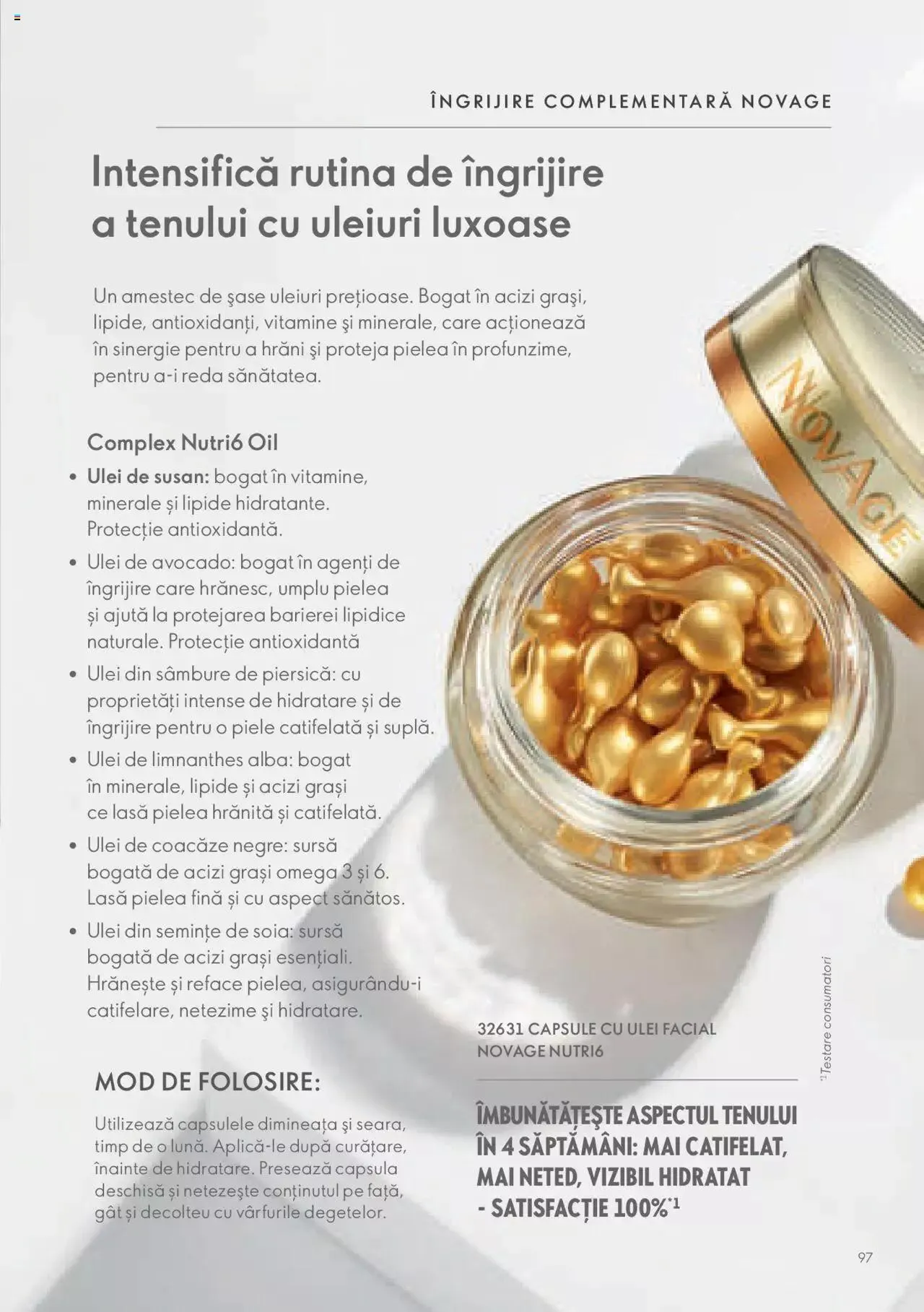 Catalog Oriflame catalog - Ghidul NOVAGE+ de la 1 martie până la 31 decembrie 2023 - Revista Pagina 97