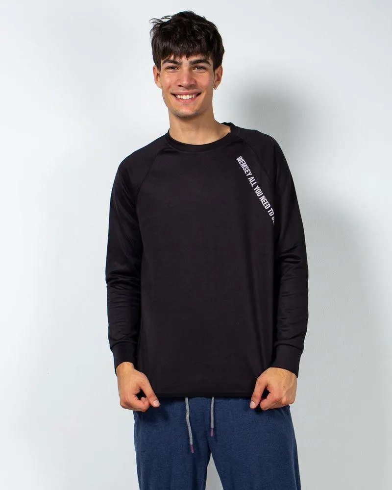 Bluza cu maneca lunga si fermoar lateral 23KOSC0003