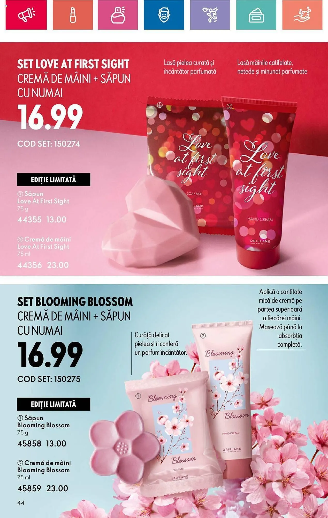 Catalog Oriflame catalog de la 28 mai până la 17 iunie 2024 - Revista Pagina 44
