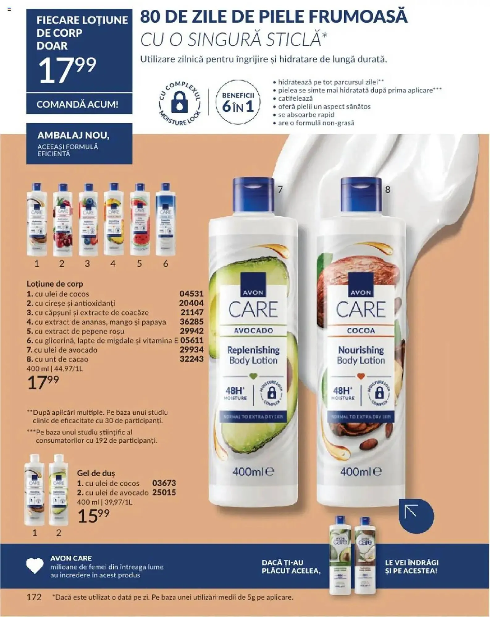 Catalog Catalog Avon de la 1 aprilie până la 30 aprilie 2025 - Revista Pagina 172