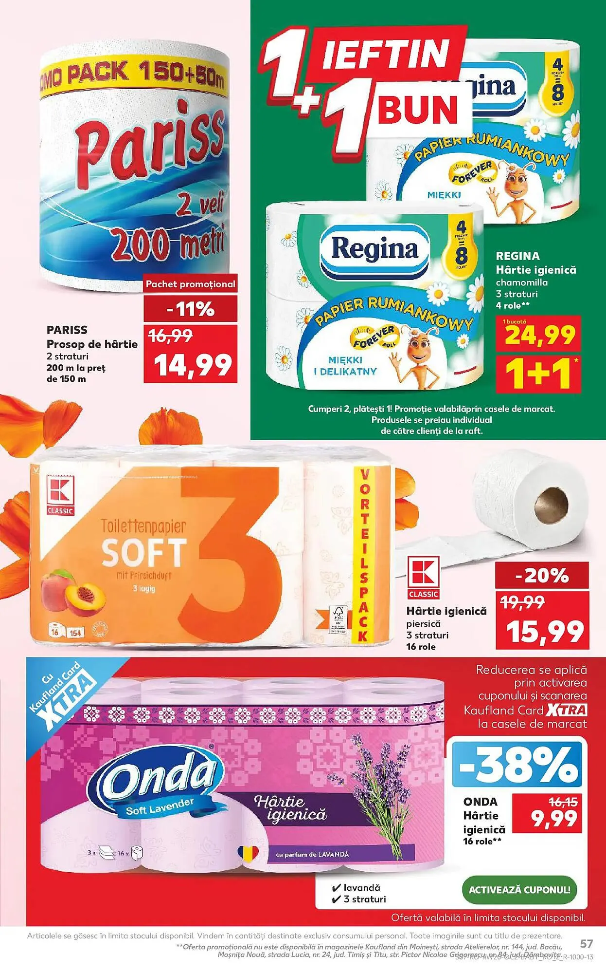 Catalog Catalog Kaufland de la 13 mai până la 19 mai 2026 - Revista Pagina 57