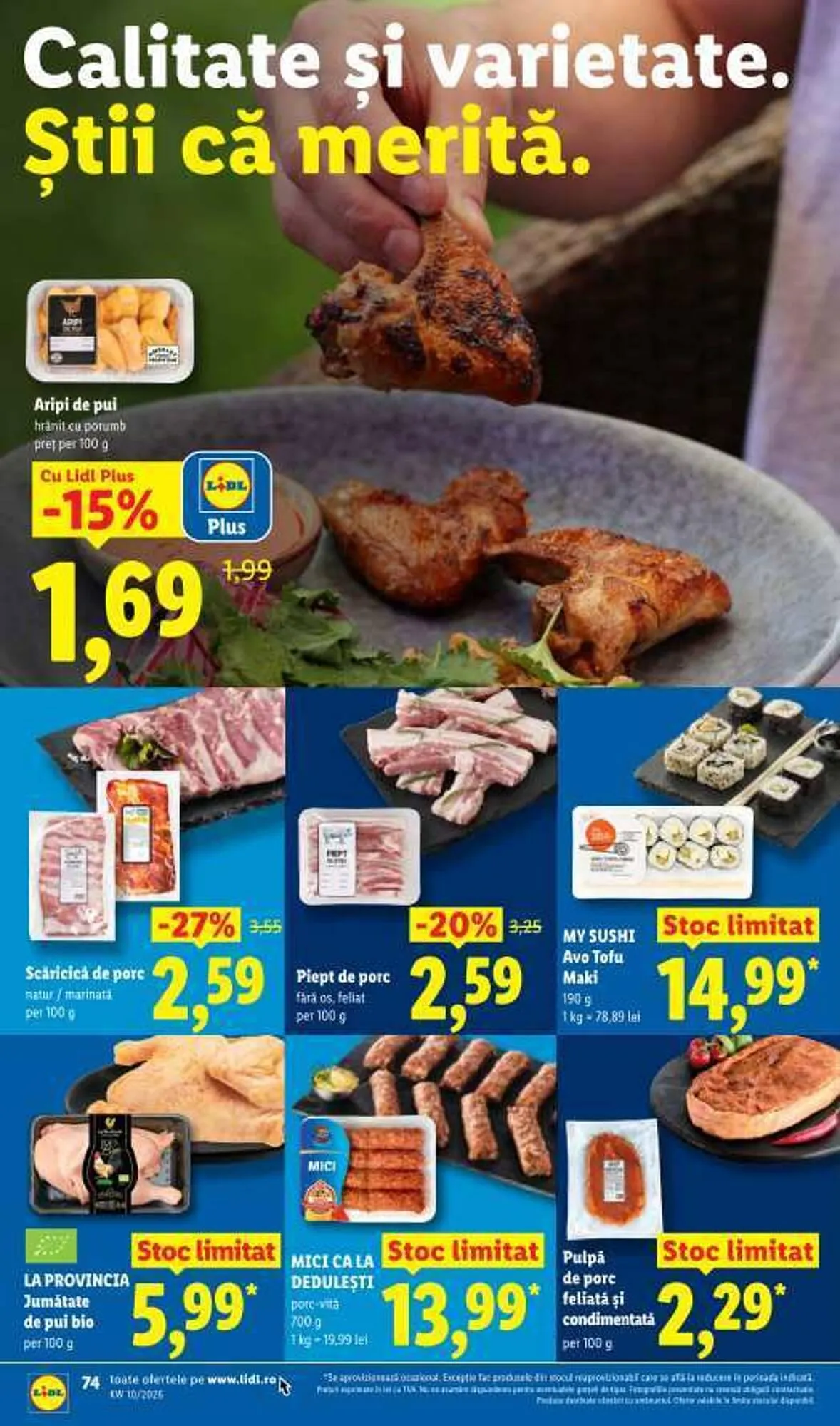 Catalog Catalog Lidl de la 2 martie până la 8 martie 2026 - Revista Pagina 74