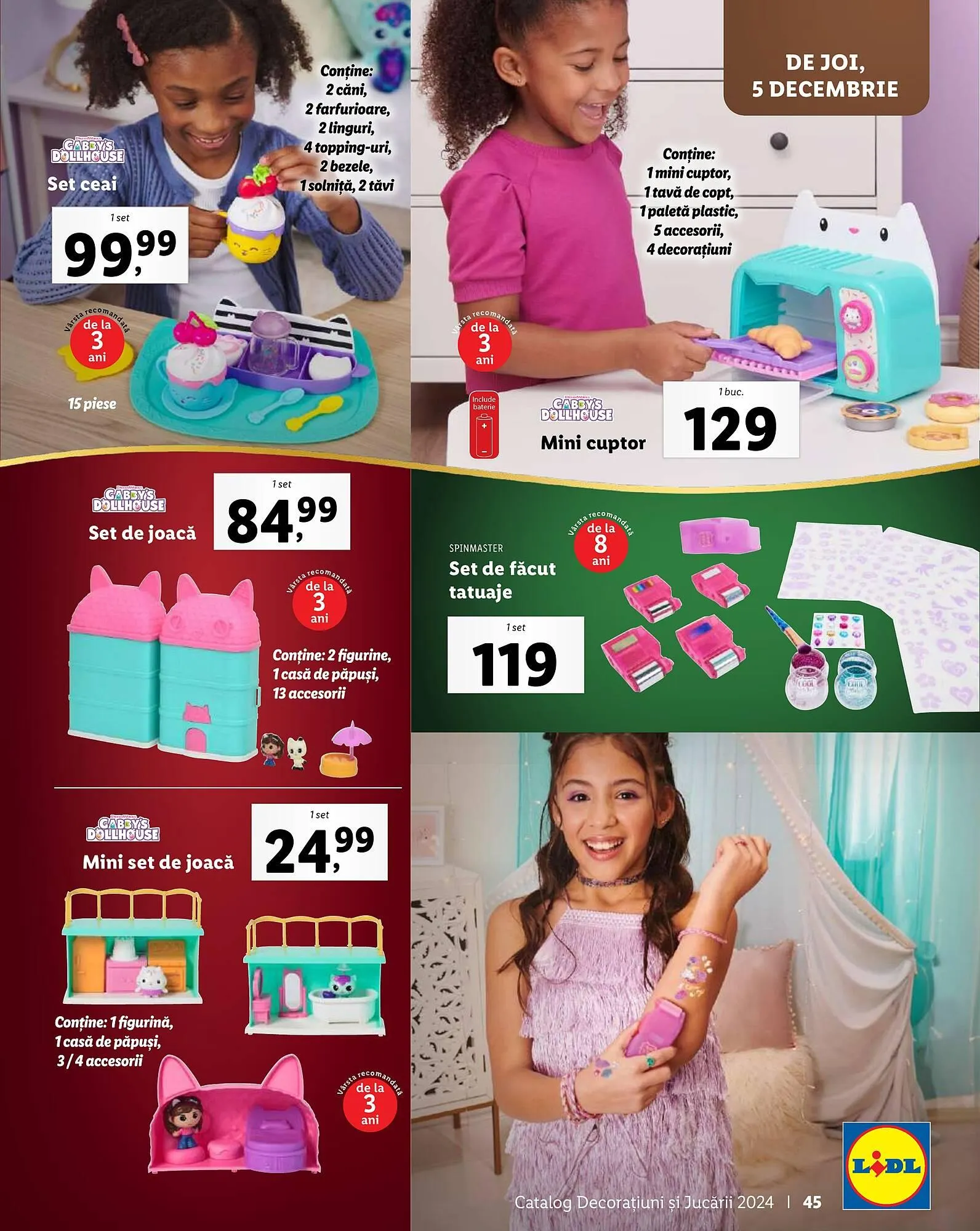 Catalog Catalog Lidl de la 4 noiembrie până la 24 decembrie 2024 - Revista Pagina 45