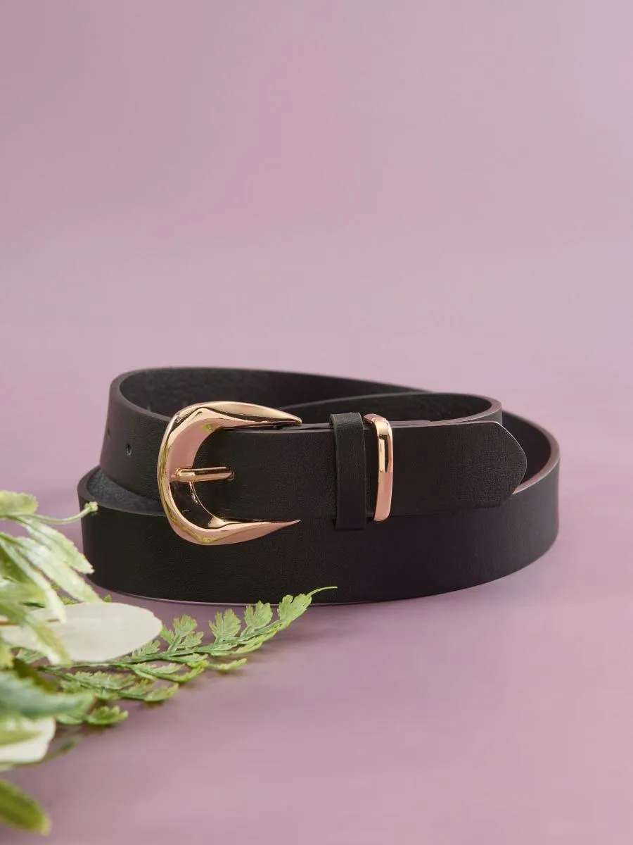 Curea cu cataramă aurie