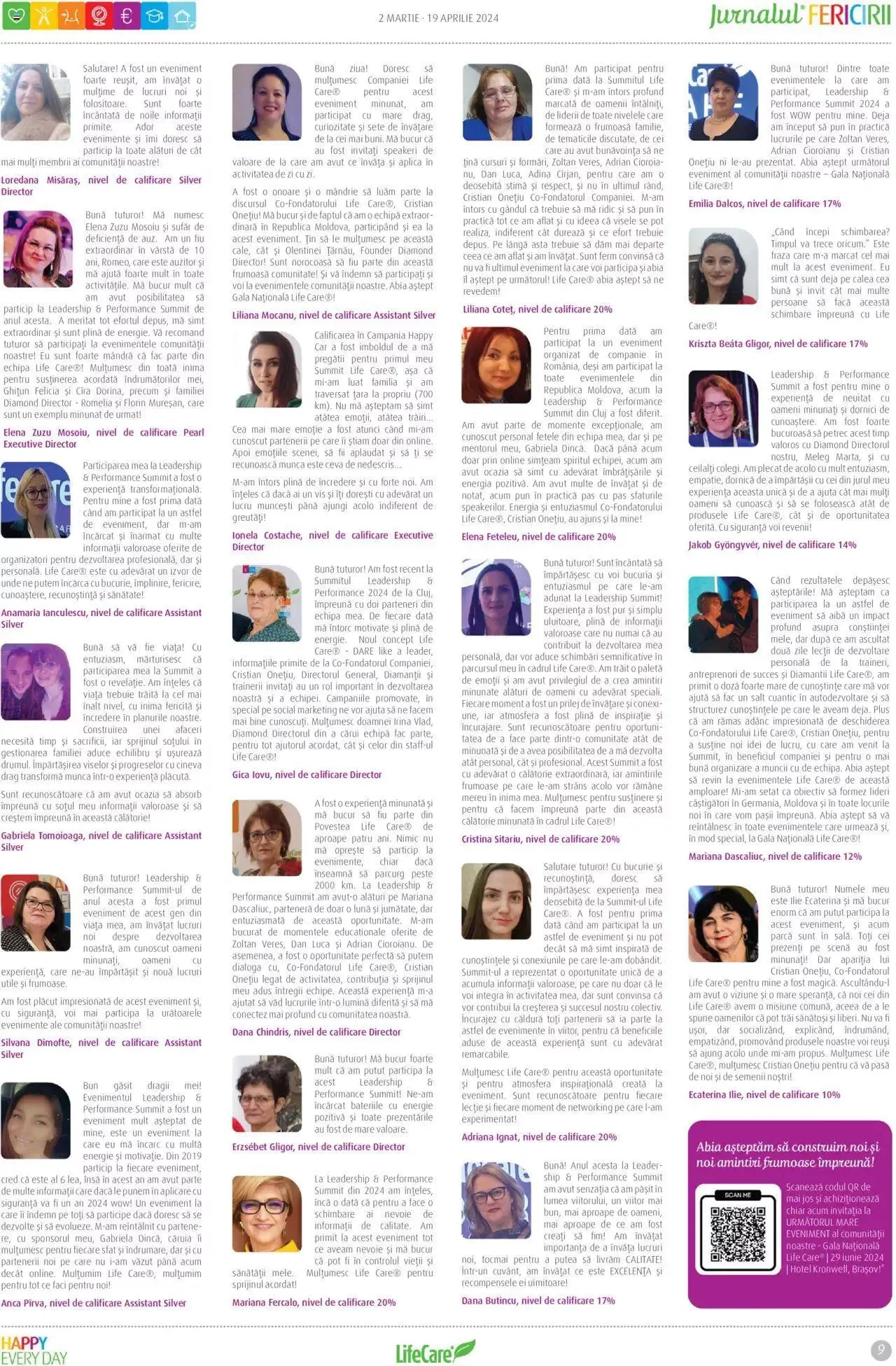Catalog Life Care catalog - Jurnalul Fericirii Martie/Aprilie de la 2 martie până la 19 aprilie 2024 - Revista Pagina 9