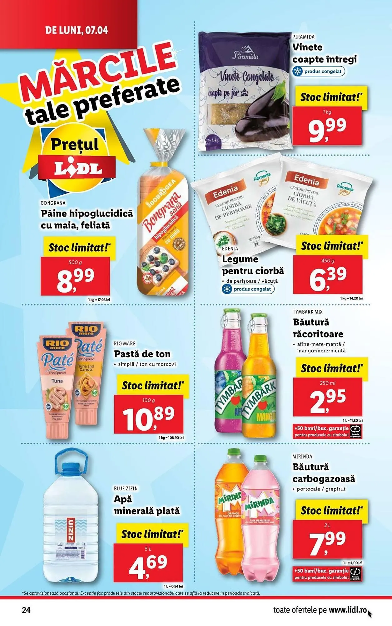 Catalog Catalog Lidl de la 7 aprilie până la 13 aprilie 2025 - Revista Pagina 24