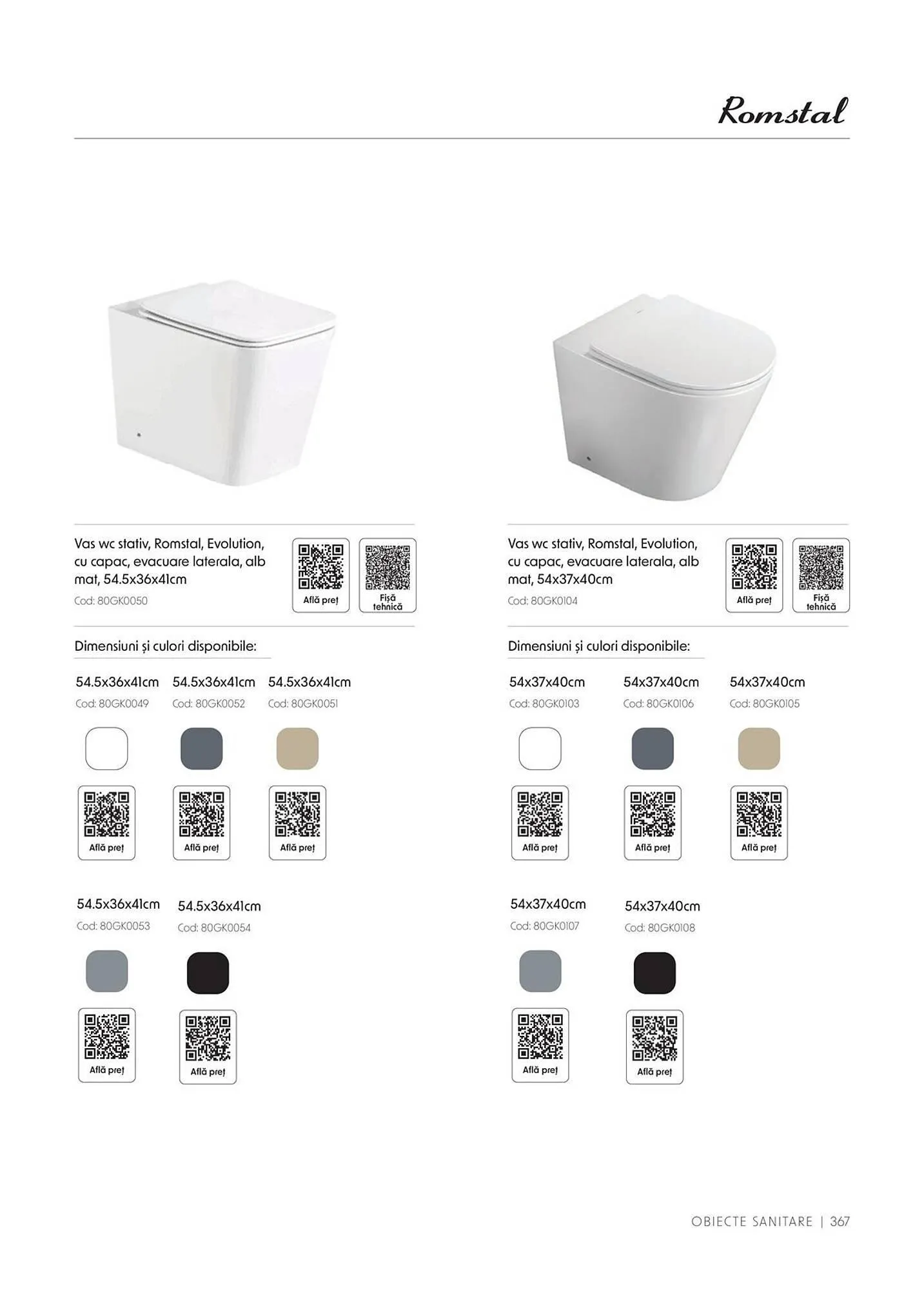 Catalog Catalog Romstal de la 1 aprilie până la 31 decembrie 2026 - Revista Pagina 367