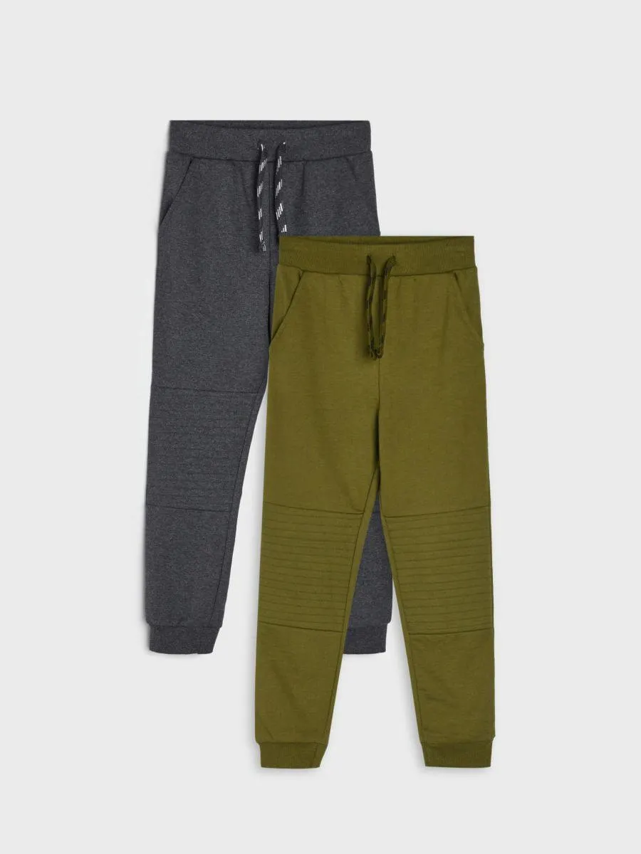 Set de 2 perechi de pantaloni sport jogger