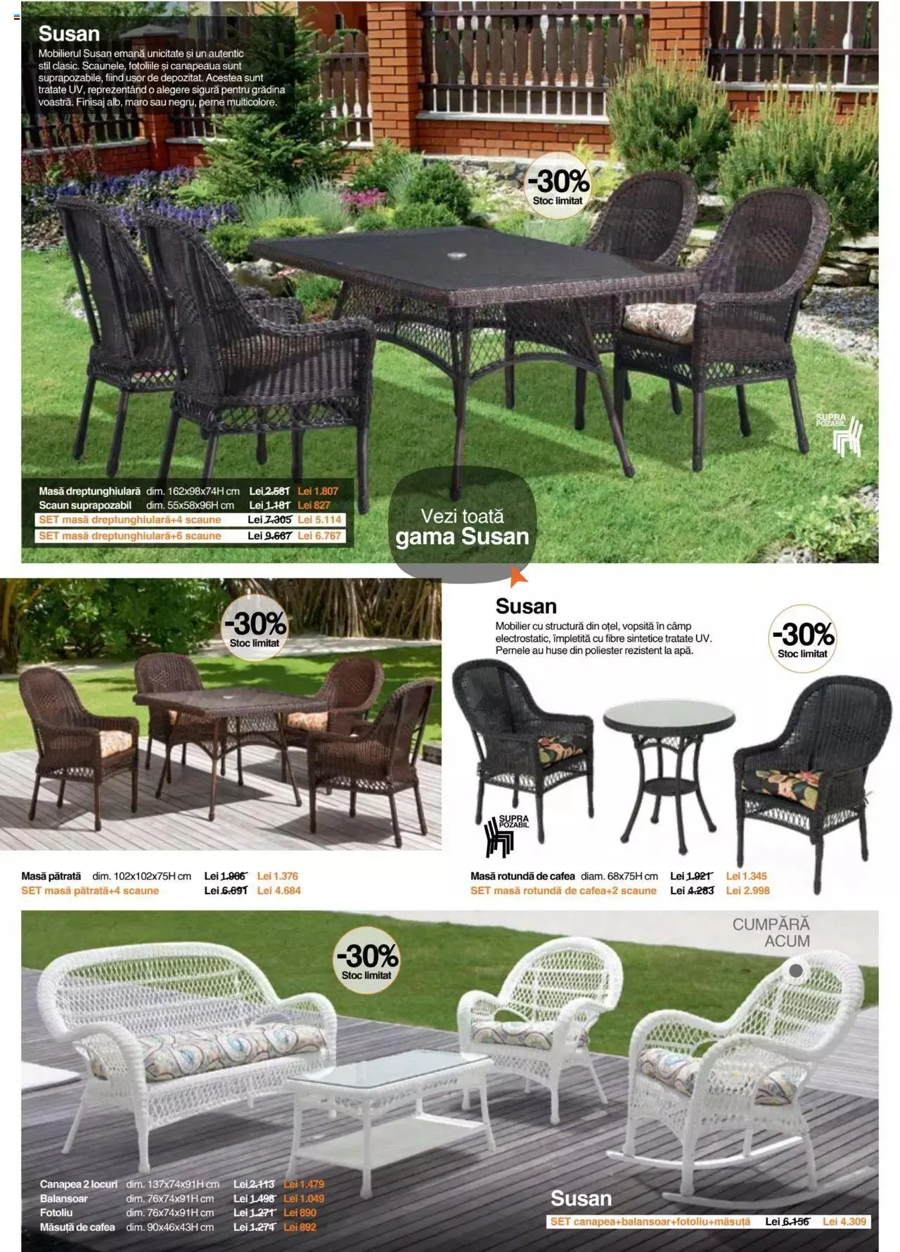 Catalog Mobexpert catalog - Terasă și Grădină 2023 de la 10 aprilie până la 30 septembrie 2023 - Revista Pagina 2